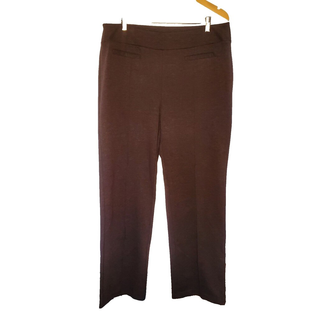 Cato Stretch Pants Size L Large Gray  Straight Leg